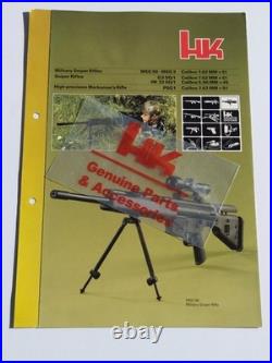 HK Models MSG 90/PSG1/HK33 SG/1/ G3 SG/1 Original GOV/LE Sales Brochure MINT