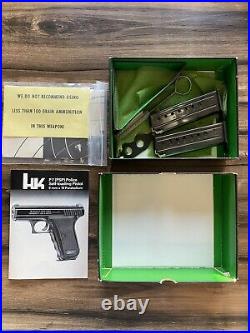 HK P7 Box, 2 Mags, Manual, Tool And Brush
