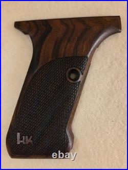 HK P7 M10/M13 ONLY Fine English Walnut Checkered Pistol Grips WithLOGO NEW! U