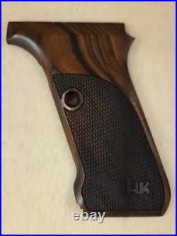 HK P7 M10/M13 ONLY Fine English Walnut Checkered Pistol Grips WithLOGO NEW! U