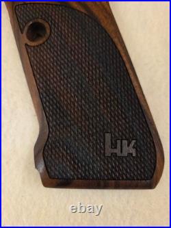 HK P7 M10/M13 ONLY Fine English Walnut Checkered Pistol Grips WithLOGO NEW! U