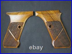 HK P7 M10/M13 ONLY Fine English Walnut Checkered/Textured Pistol Grips NO Logo