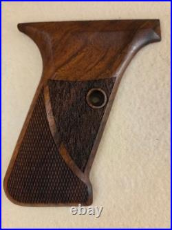 HK P7 PSP Walnut Chkd/Txtrd Pistol Grips FOR FLUSH MAG RELEASE ONLY! NO LOGO U1