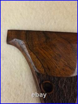 HK P7 PSP Walnut Chkd/Txtrd Pistol Grips FOR FLUSH MAG RELEASE ONLY! NO LOGO U1