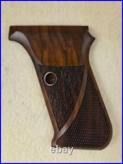 HK P7 PSP Walnut Chkrd/Txtd PistolGrips WithO LOGO FOR PROTRUDING MAG RELEASE L