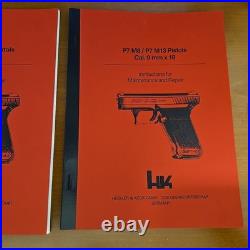 HK P7M8 P7M13 Manual Factory Instructions Maintenance Repair Heckler Koch P7 M10