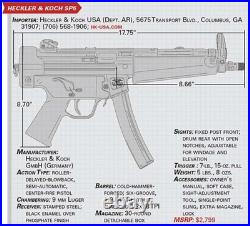 HK SP5 MP5 OEM Original Single Point Bungee Sling