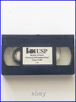 HK USP 9MM/40SWith45ACP FACTORY ORIGINAL VHS FORMAT VIDEO SALES VIDEO NICE