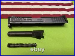 HK VP40 Complete OEM. 40 Slide Fits VP9 Frame Steel High Vis. Night Sights