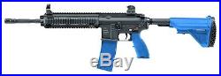 HK416 Carbine. 43 caliber 11mm H&K LE Paintball Assault Rifle Black Blue Mag Fed