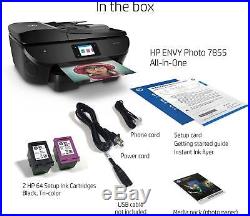 HP ENVY Photo 7855 Wireless All-In-One Instant Ink Ready Printer Black