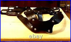 Hand Made Leather Horizontal Shoulder Holster LH 2 Clip Cases Adam's Holsters
