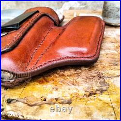 Hand Molded Leather Open Top IWB Combo Holster And Mag Pouch for Heckler & Koch Hand Molded Leather Open Top IWB Combo Holster And Mag Pouch for Heckler & Koch