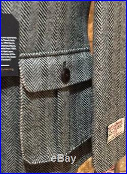 Harris Tweed Hand Woven Pure New WooL Ladies FieldJacket Size 8,10,12