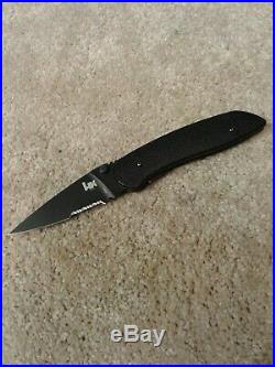 Heckler & Koch 14975BK Scorch D/A N680 Folding Knife H&K by Benchmade USA