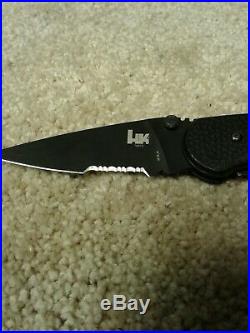 Heckler & Koch 14975BK Scorch D/A N680 Folding Knife H&K by Benchmade USA