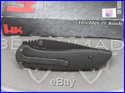 Heckler & Koch 14975BK Scorch D/A N680 Folding Knife H&K by Benchmade USA NOS