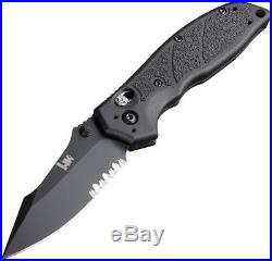 Heckler & Koch Exemplar Pivot Lock Folding Serrated Blade Black Knife 54150