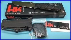 Heckler & Koch Fray Fixed Blade Tanto Knife Knives WithSheath NEW OD Green USA