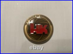 Heckler & Koch, H&K, HK 50th Anniversary Challenge Coin RARE pre production