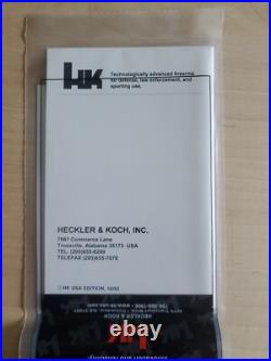 Heckler Koch H&K HK P7M8 P7M13 P7M10 Manual Rare Trussville 10/93 New Old Stock