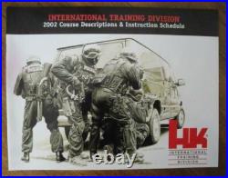 Heckler & Koch H&hk Itd International Training Division Course Schedule Sf Seal