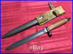 Heckler & Koch H&k G3 Iranian Rifle Bayonet And Scabbard Mint