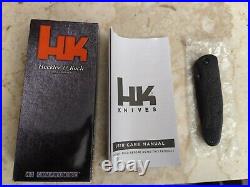 Heckler & Koch HK Black P30 Folding pocket knife by Benchmade Rare DISCONTINUED