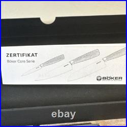 Heckler & Koch HK CORE SANTOKU Two Knife Boker Collector Set Walnut Germany New