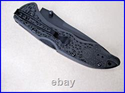 Heckler & Koch HK H&K 14452SBK Pika II Black Tanto Pocket Knife H & K Benchmade