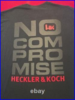 Heckler Koch HK No Compromises Men's XL Black Long Sleee Rare & Excellent MP5 91