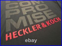 Heckler Koch HK No Compromises Men's XL Black Long Sleee Rare & Excellent MP5 91