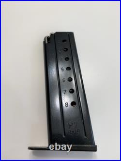 Heckler & Koch HK P7 Factory Magazine 8rd 9mm Euro Heel Release