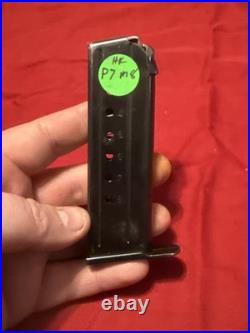 Heckler & Koch HK P7 M8 8rd Magazine Factory OEM