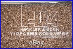 Heckler & Koch Hk Firearms Sold Here Dealer Lighted Sign Hk P30 Hk45 Vp9 Usp P7