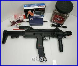 Heckler & Koch MP7 AEG 6 mm Air Rifle and New Tenergy Universal Smart Charger