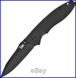 Heckler & Koch Nitrous Blitz, 154CM clip point black blade, 14460BT