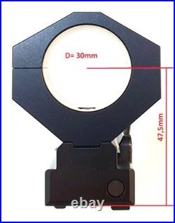 Heckler Koch O. E. M STANAG Scope Mount & HK STANAG 30mm Rings Rare Factory Demo