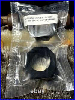 Heckler Koch O. E. M STANAG Scope Mount & HK STANAG 30mm Rings Rare Factory Demo