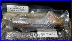 Heckler Koch O. E. M STANAG Scope Mount & HK STANAG 30mm Rings Rare Factory Demo