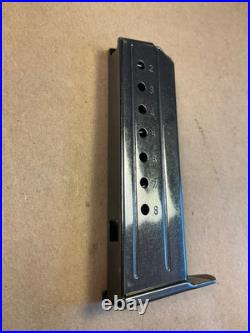 Heckler & Koch P7 Factory Original 8 Rnd Magazine HK P7 H&K HJ Date Code