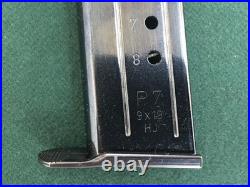 Heckler & Koch P7 PSP Factory Original 8 Rnd Magazine HK P7 H&K HJ Date Code
