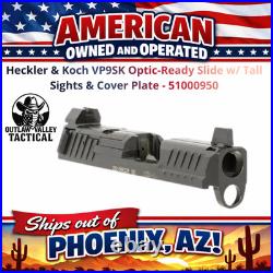 Heckler & Koch VP9SK Optic-Ready Slide with Tall Sights & Cover Plate #51000950
