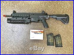 Heckler & Koch Vfc HK 417 D Rifle Airsoft withGrenade Launcher 2 Mags + charger