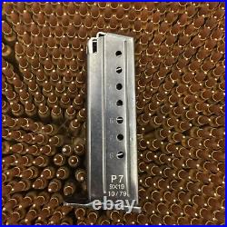 Heckler and Koch H & K HK P7 PSP 8 rd Magazine Mag Clip Blued Rare 9mm 1979 79