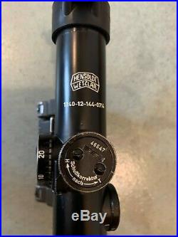 Hensoldt 4x24 rifle scope with STANAG claw mount H&K G# / 91 Model 1