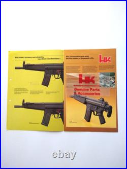 Hk 53 Submachine Gun Vintage/ Original Military/le Brochure/uber Rare