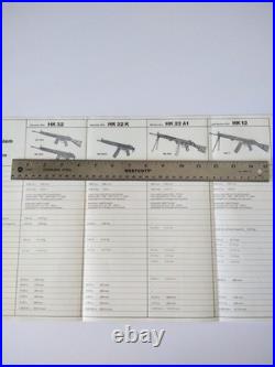 Hk Models 32/32k/22a1/12 Military/le Sales Brochure Mint+