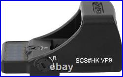 Holosun SCS Solar Sight for H&K VP9, 2 MOA Dot/32 MOA Circle Green SCS-VP9-GR