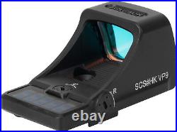 Holosun SCS Solar Sight for H&K VP9, 2 MOA Dot/32 MOA Circle Green SCS-VP9-GR